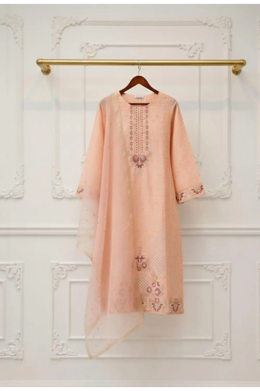 3PCs Embroidered suit