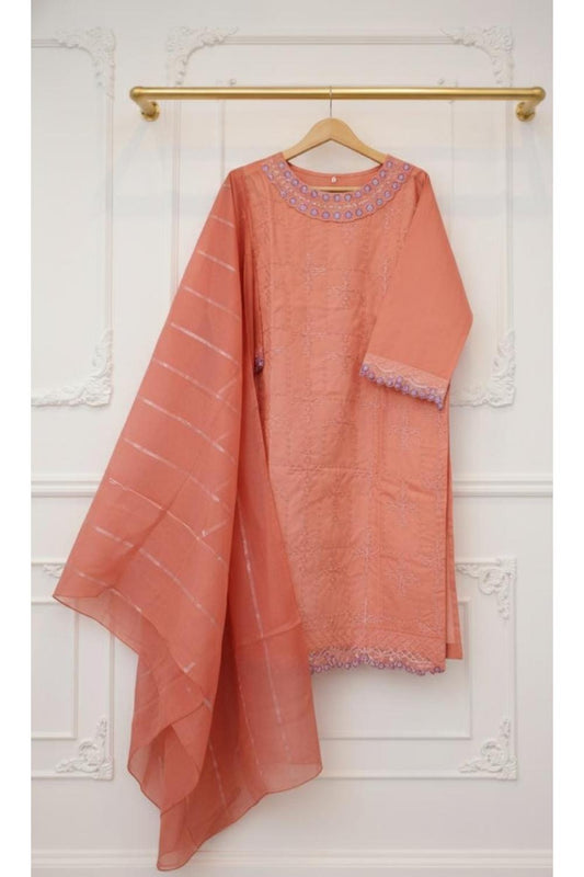 &nbsp;3PCS Embroidered suit