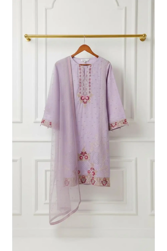 3PCs Embroidered suit